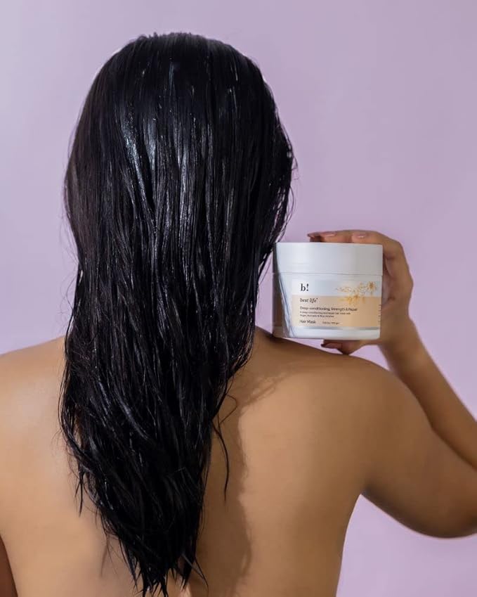 Deep Conditioning Strength & Repair Hair Mask for curly,wavy & straight hair