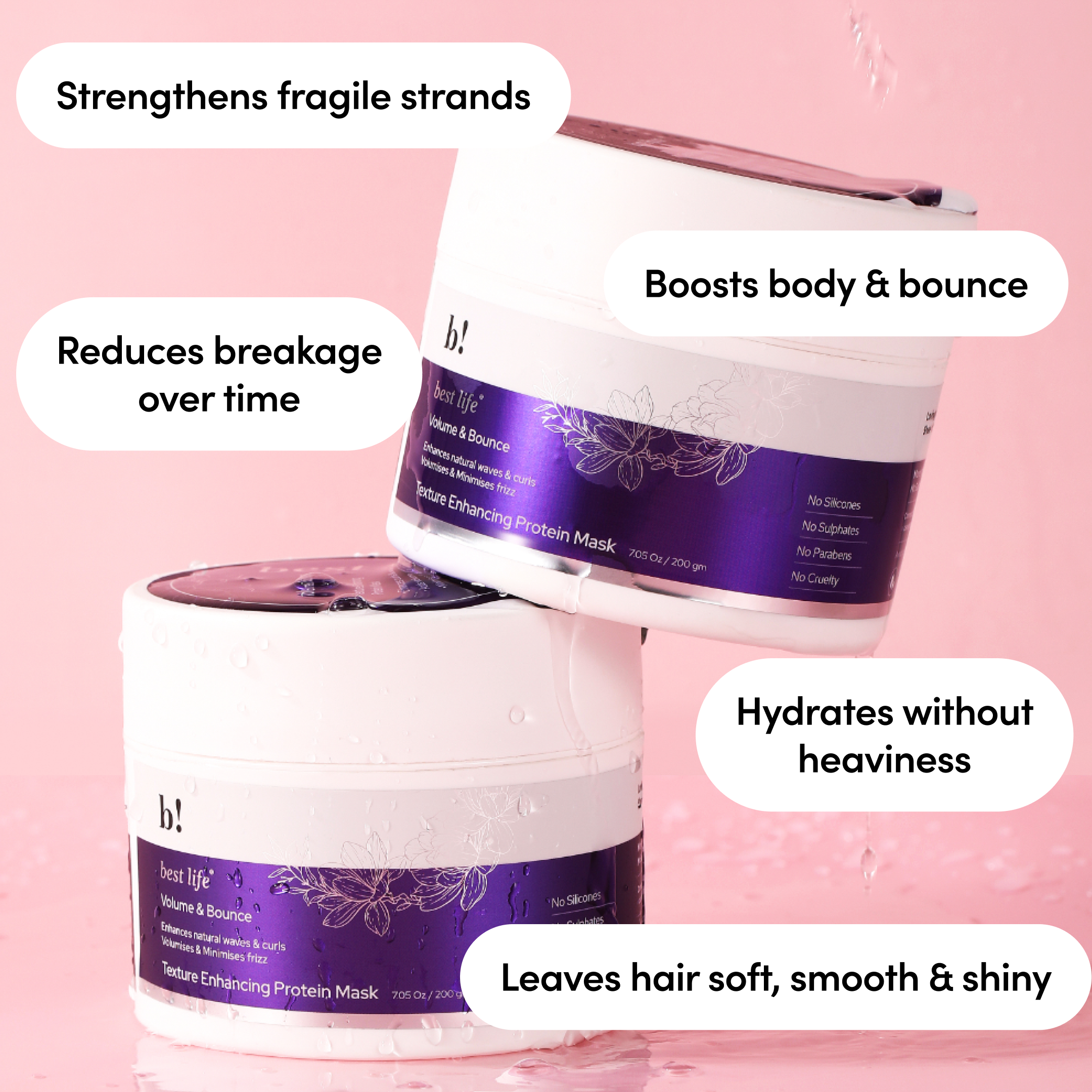 Volume & Bounce- Curl & Wave enhancing Hair mask