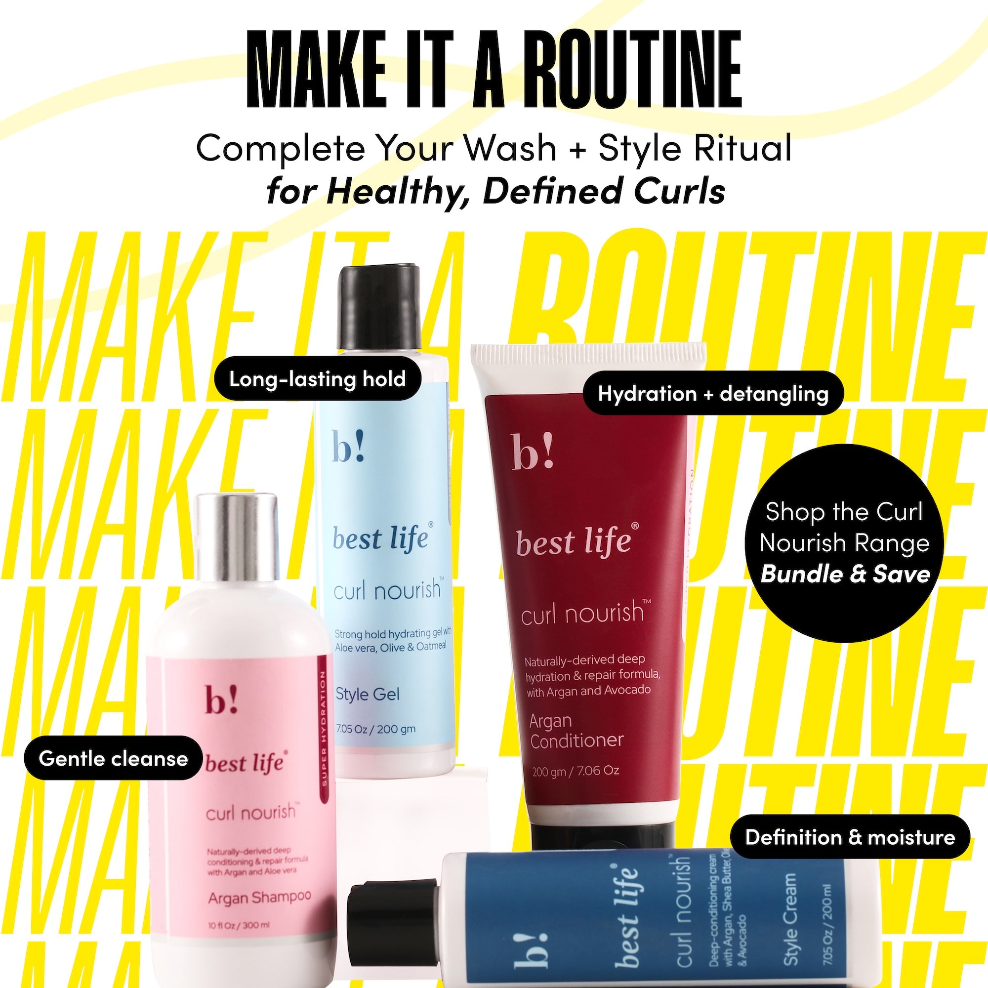 Curl Nourish Hydrating Style Gel for Curly and Wavy hair