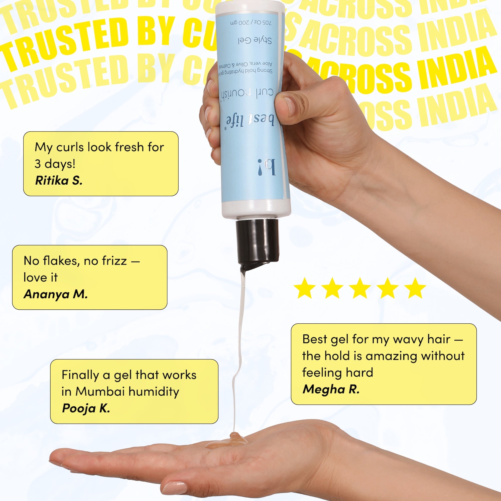 Curl Nourish Hydrating Style Gel for Curly and Wavy hair