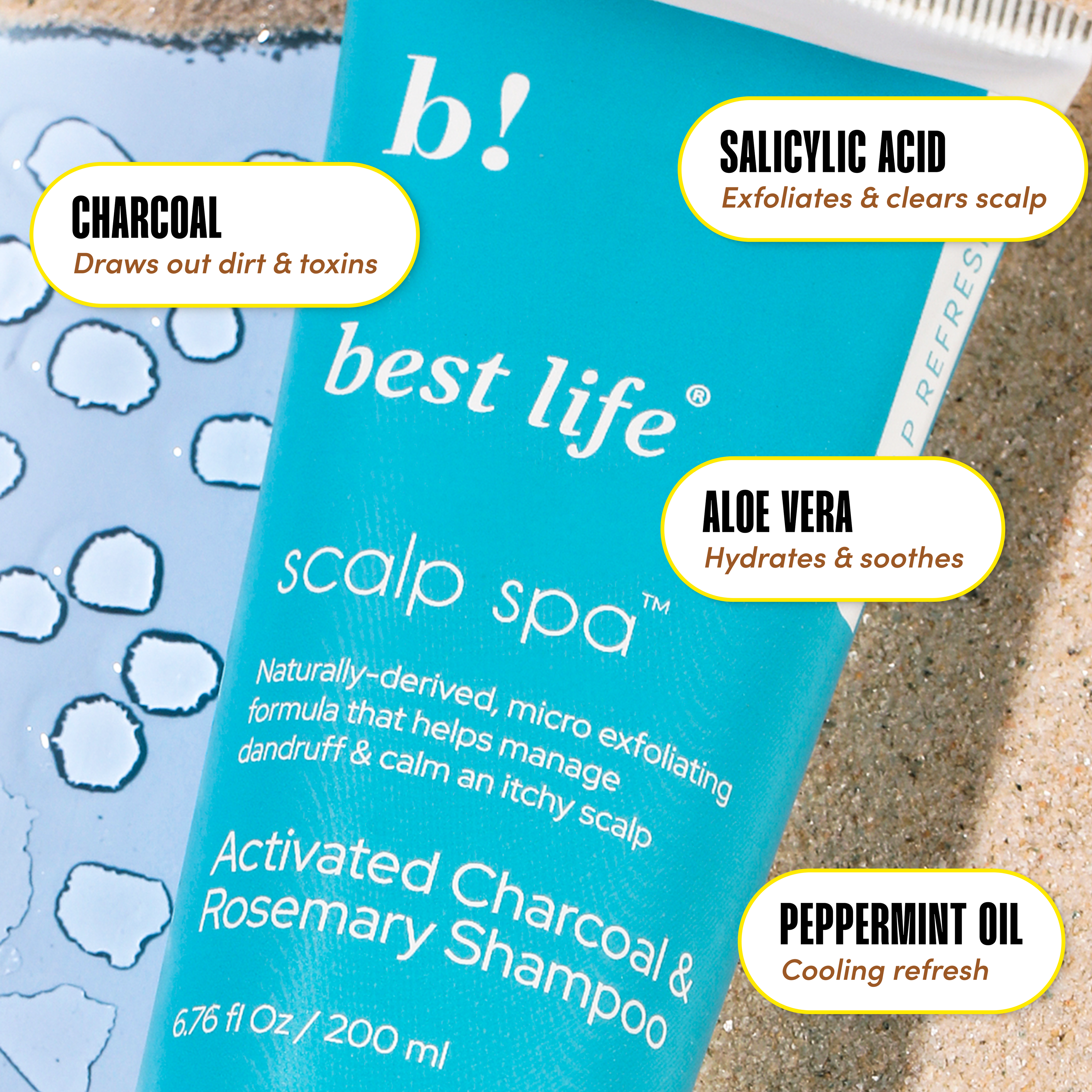 Charcoal Rosemary Shampoo (Anti-dandruff Scalp Scrub)