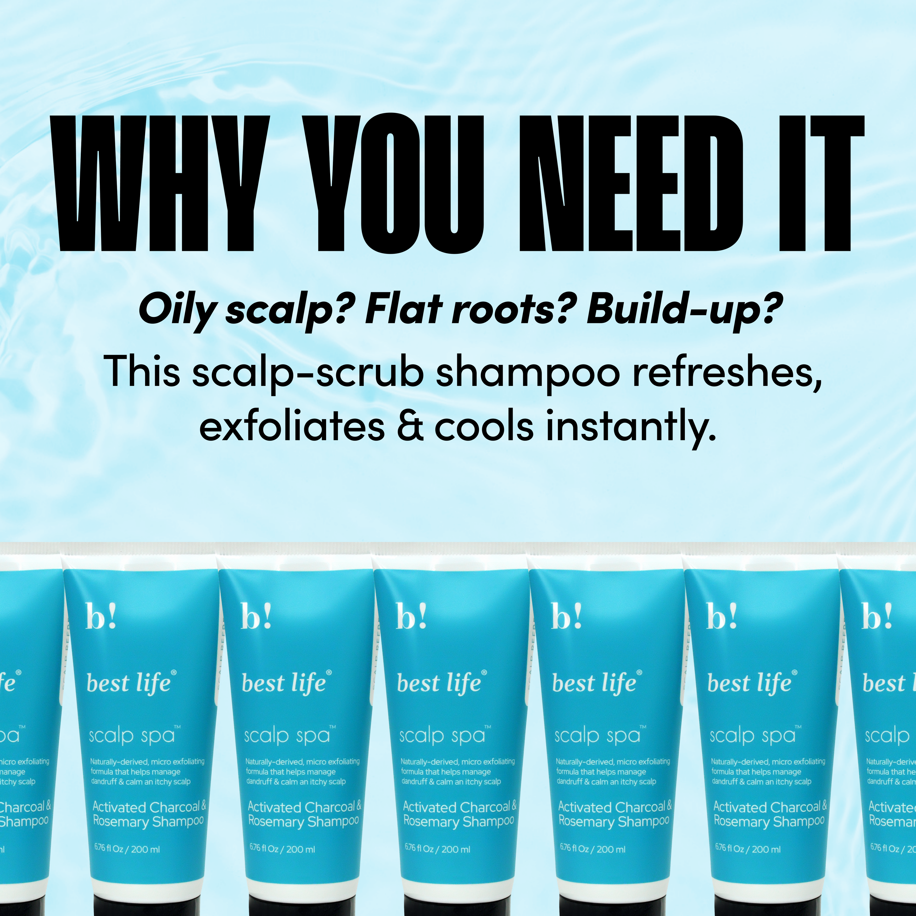 Charcoal Rosemary Shampoo (Anti-dandruff Scalp Scrub)