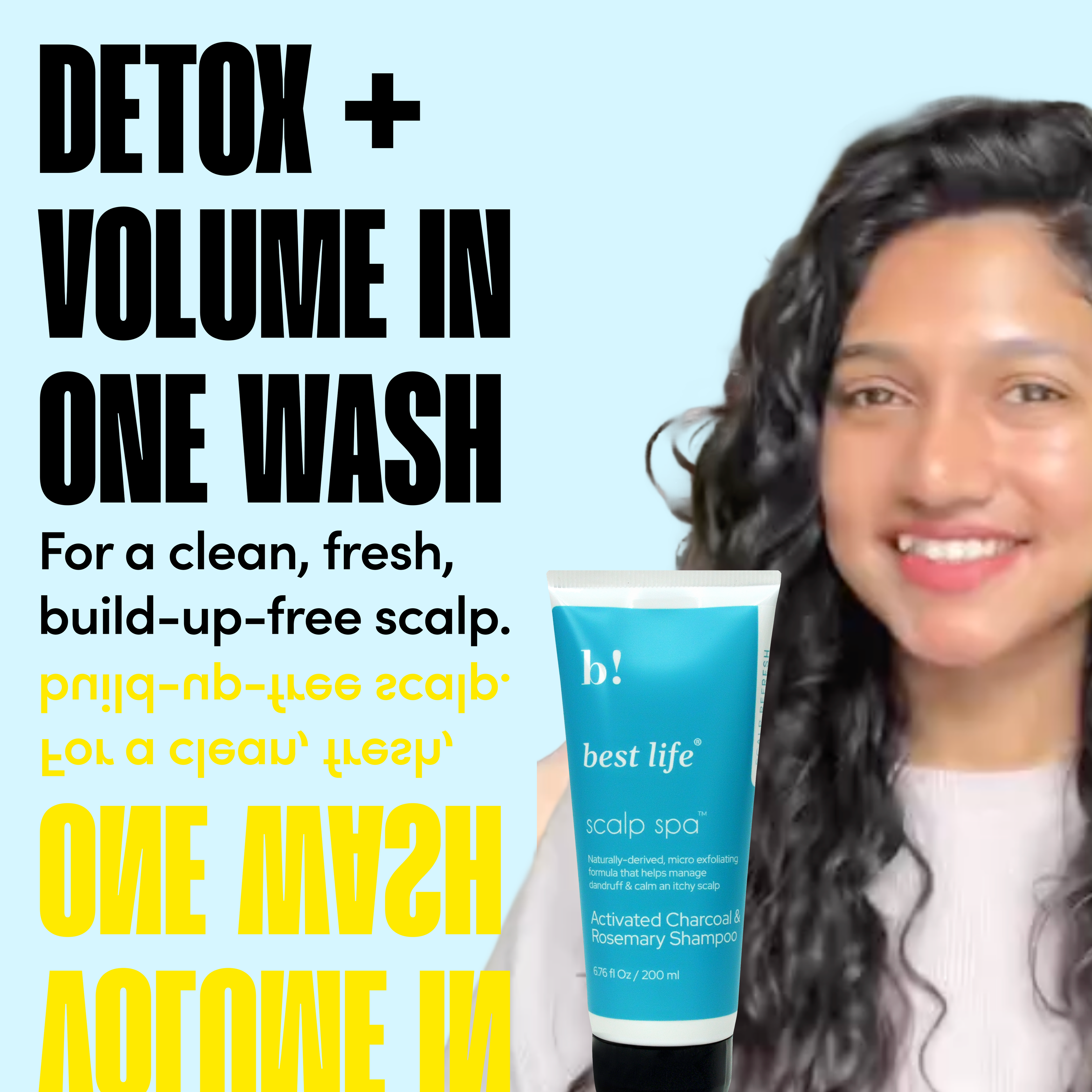 Charcoal Rosemary Shampoo (Anti-dandruff Scalp Scrub)