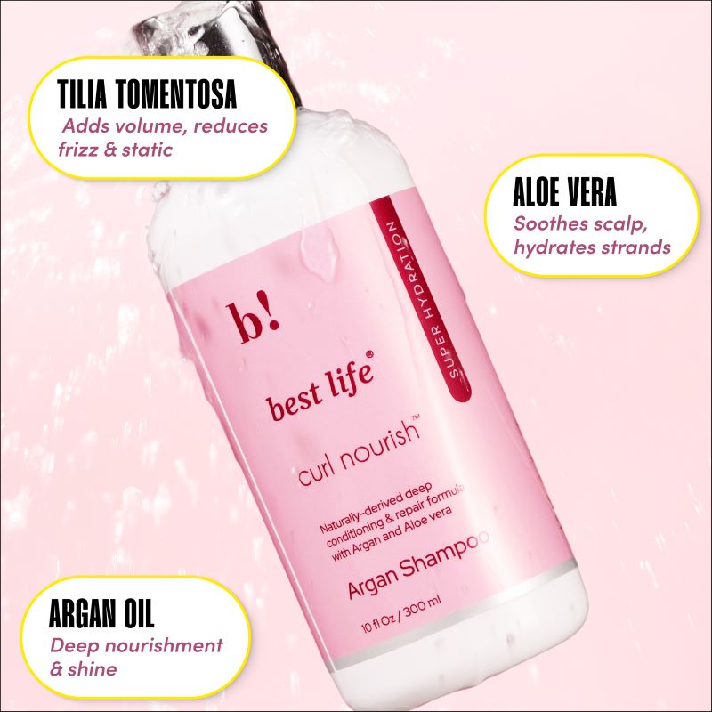 Curl Nourish (Moroccan Argan oil) Hair Shampoo