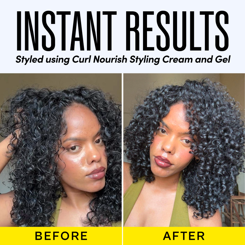 Curl Nourish Hydrating Style Cream for Curly and Wavy Hair