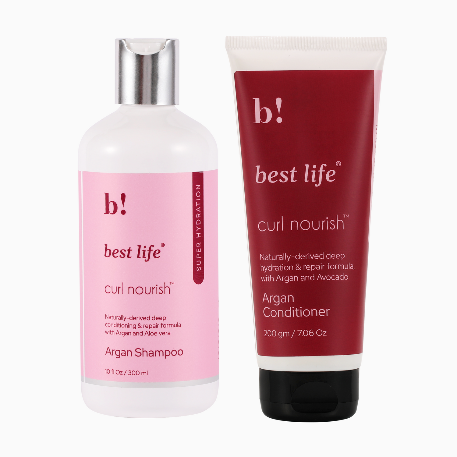 Curl Nourish (Moroccan Argan oil) Shampoo &amp; Conditioner