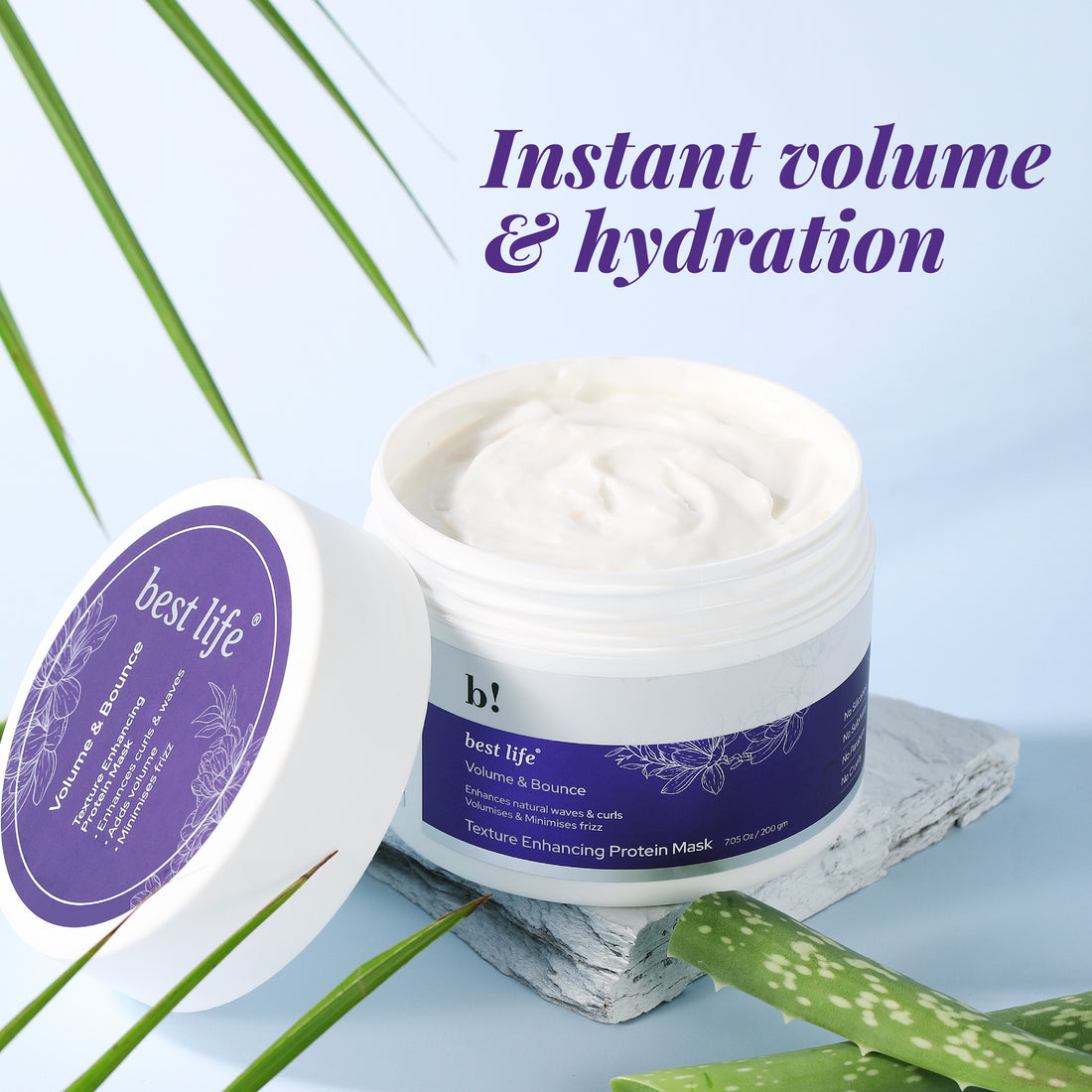 Volume &amp; Bounce- Curl &amp; Wave enhancing Hair mask
