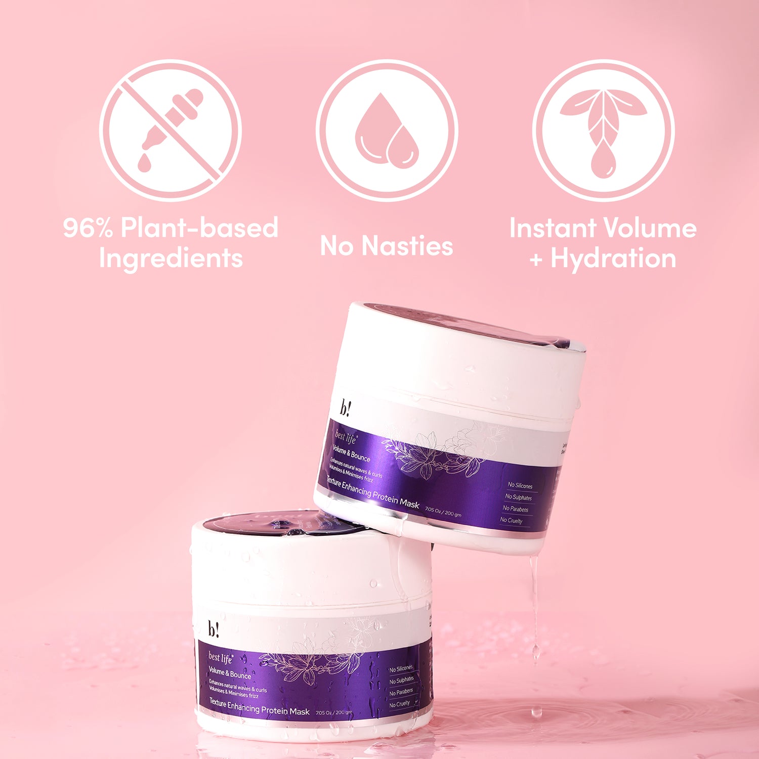 Volume &amp; Bounce- Curl &amp; Wave enhancing Hair mask