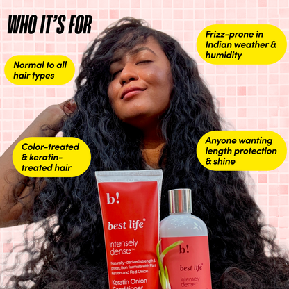 Keratin Onion Hair Shampoo &amp; Hair Conditioner (Combo Pack)