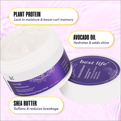 Volume &amp; Bounce- Curl &amp; Wave enhancing Hair mask