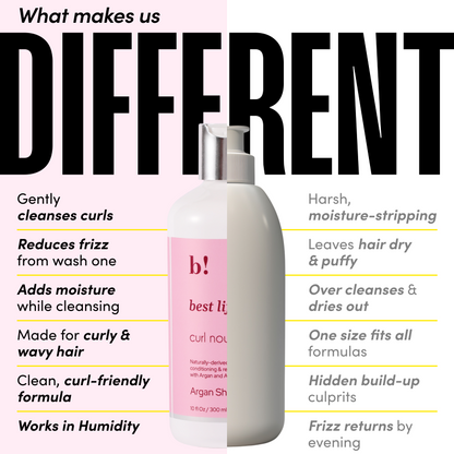 Curl Nourish (Moroccan Argan oil) Hair Shampoo