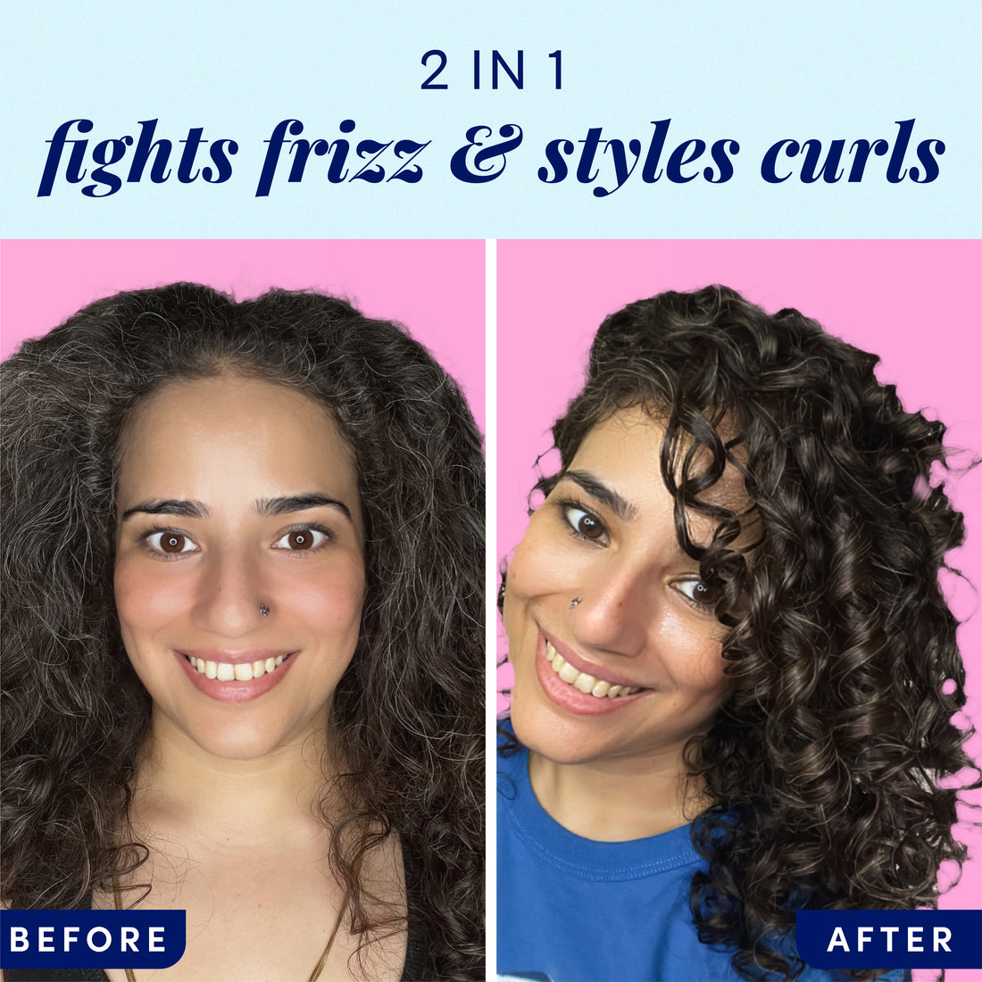 Curl Nourish- Hydrating Style Hair Cream &amp; Hair Gel Set
