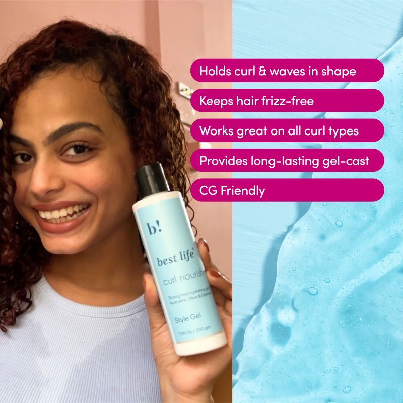 Curl Nourish Hydrating Style Gel for Curly and Wavy hair
