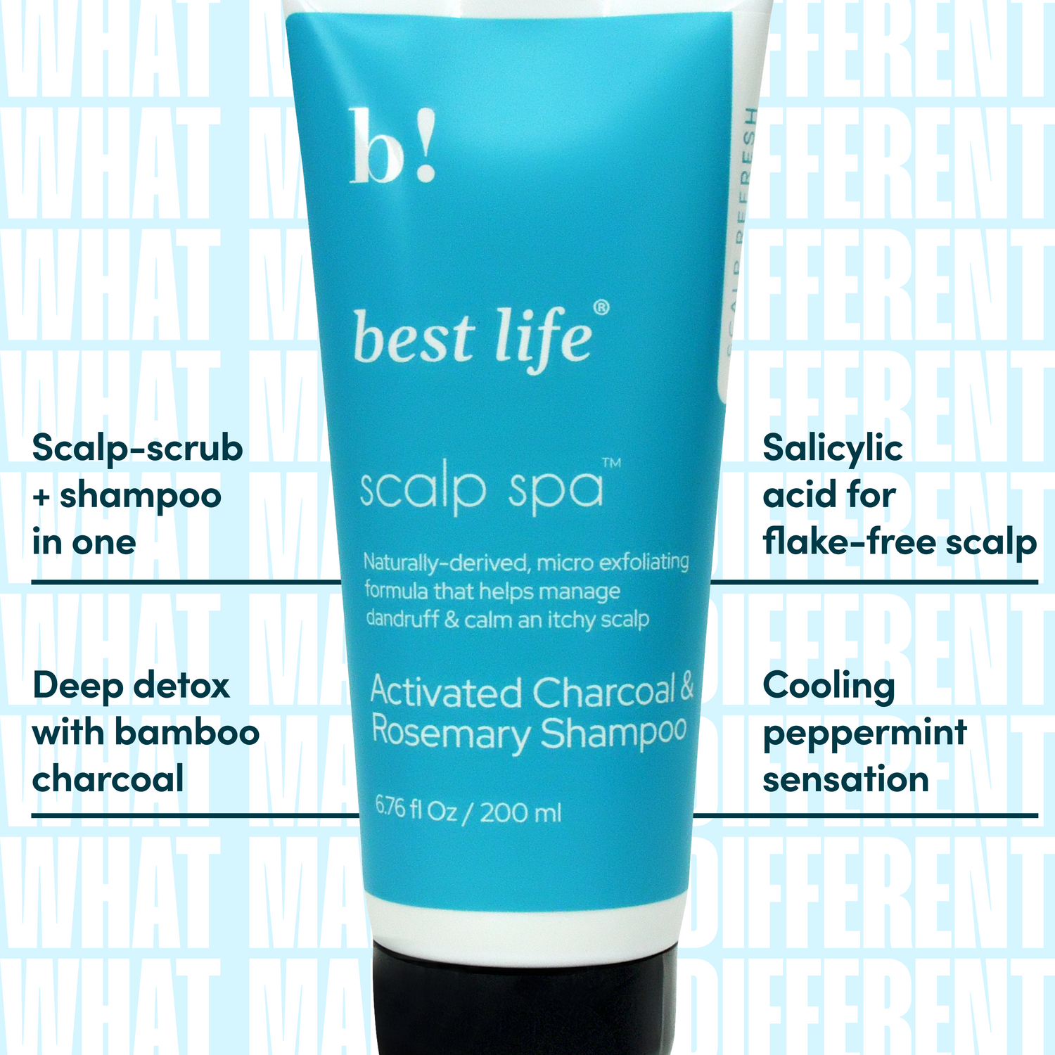 Charcoal Rosemary Shampoo (Anti-dandruff Scalp Scrub)