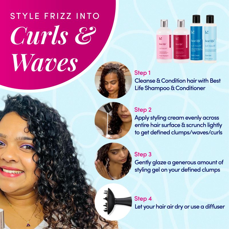 Curl Nourish Hydrating Style Gel for Curly and Wavy hair
