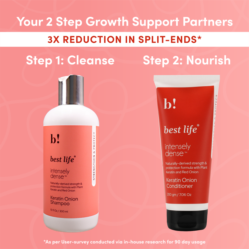 Keratin Onion Hair Shampoo &amp; Hair Conditioner (Combo Pack)