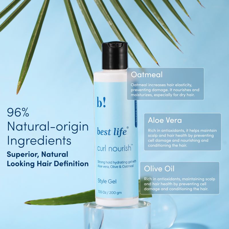 Curl Nourish Hydrating Style Gel for Curly and Wavy hair