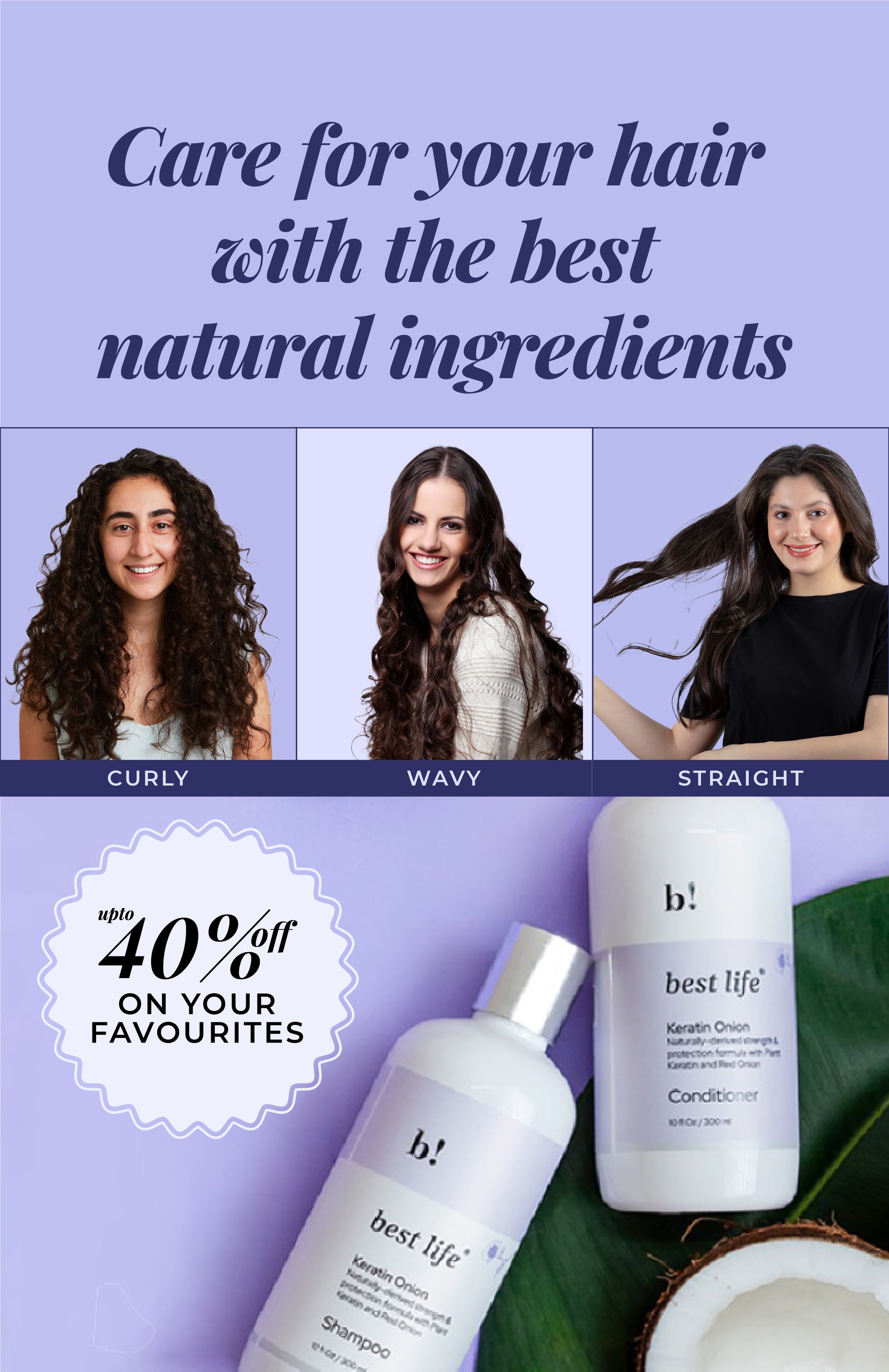 Best Life Natural hair products | Best Cg friendly products in India ...